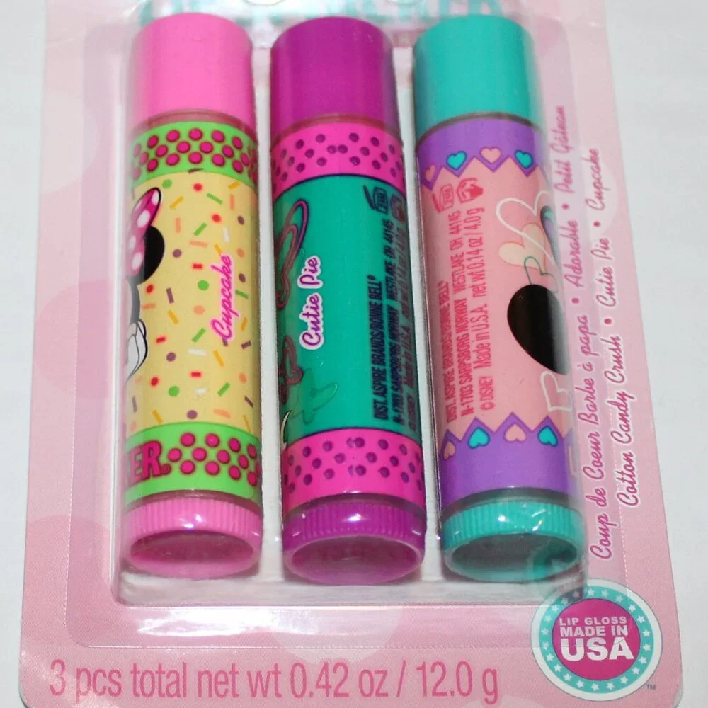 Disney Lip Smacker Set – Cotton Candy Crush, Cutie Pie & Cupcake (037)